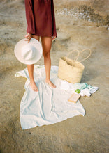 Load image into Gallery viewer, Beach blanket in Mint