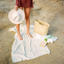 Load image into Gallery viewer, Beach blanket in Mint