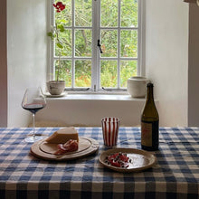 Load image into Gallery viewer, Cottage tablecloth in Blue