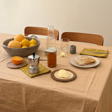 Load image into Gallery viewer, Napkin set in Ochre