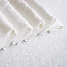 Load image into Gallery viewer, Napkin set in White