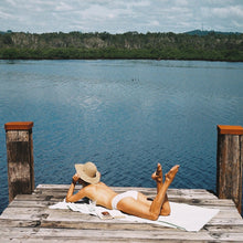 Load image into Gallery viewer, Beach blanket in Mint