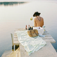 Load image into Gallery viewer, Beach blanket in Mint
