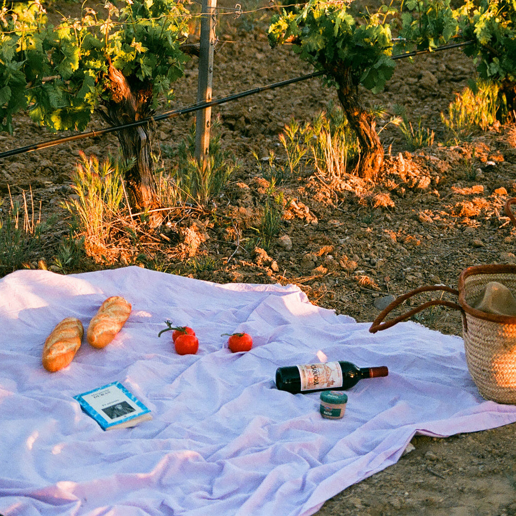 Beach blanket in Lilac