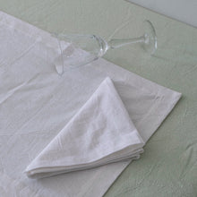 Load image into Gallery viewer, Napkin set in White
