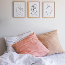 Load image into Gallery viewer, Pillow slips set in Salmon
